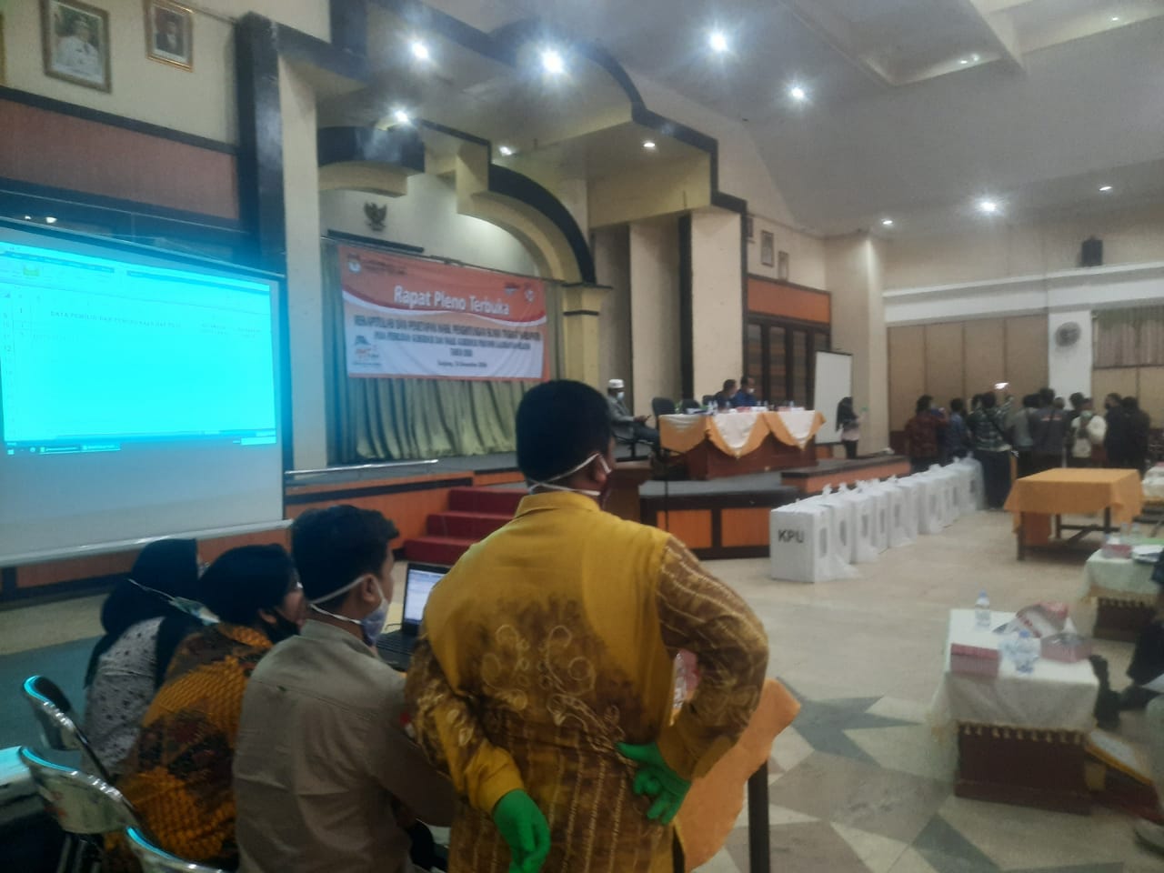 Rapat Pleno Terbuka Rekapitulasi Perhitungan Suara di Kabupaten Tabalong