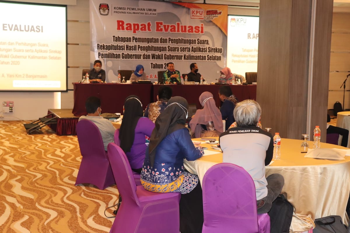 Rapat Evaluasi Tahapan dan Perhitungan Suara, Rekapitulasi Hasil di KPU Provinsi