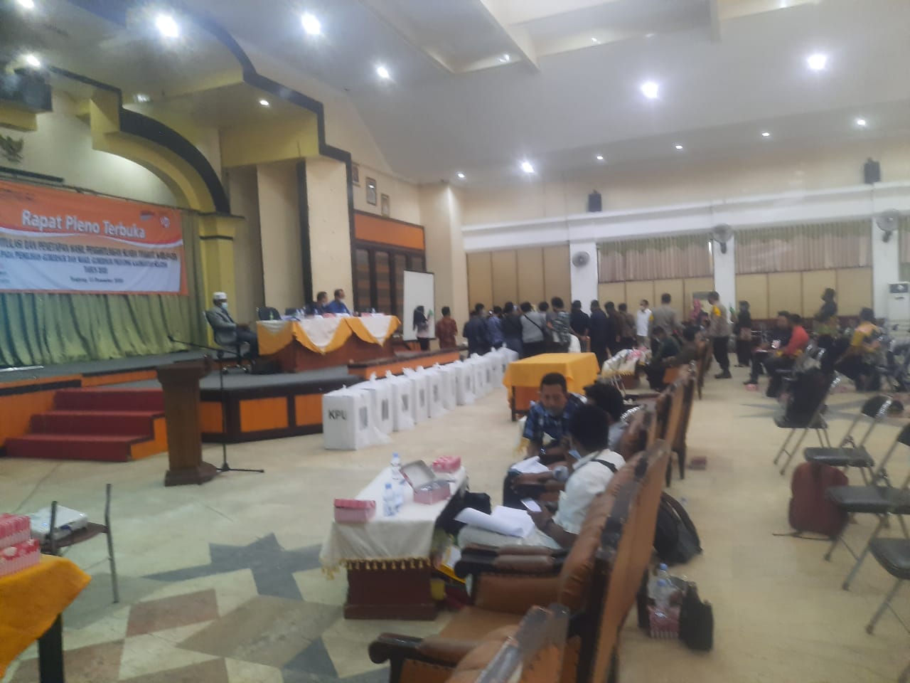Rapat Pleno Terbuka Rekapitulasi Perhitungan Suara di Kabupaten Tabalong