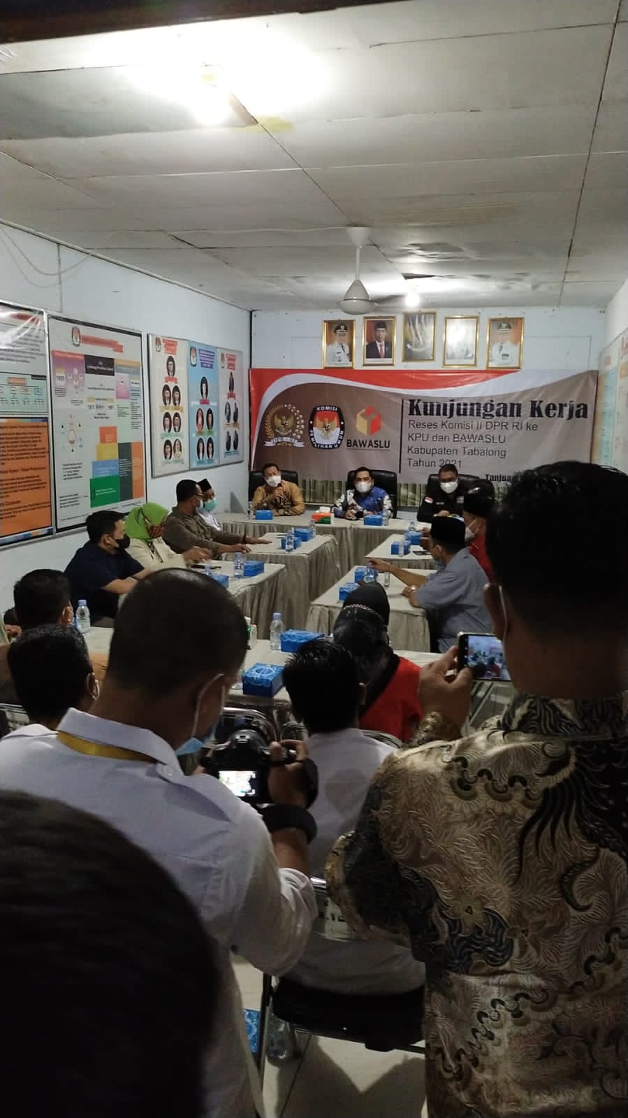 Kunjungan Kerja Reses Komisi  II DPR RI ke KPU dan BAWASLU Kabupaten Tabalong Tahun 2021