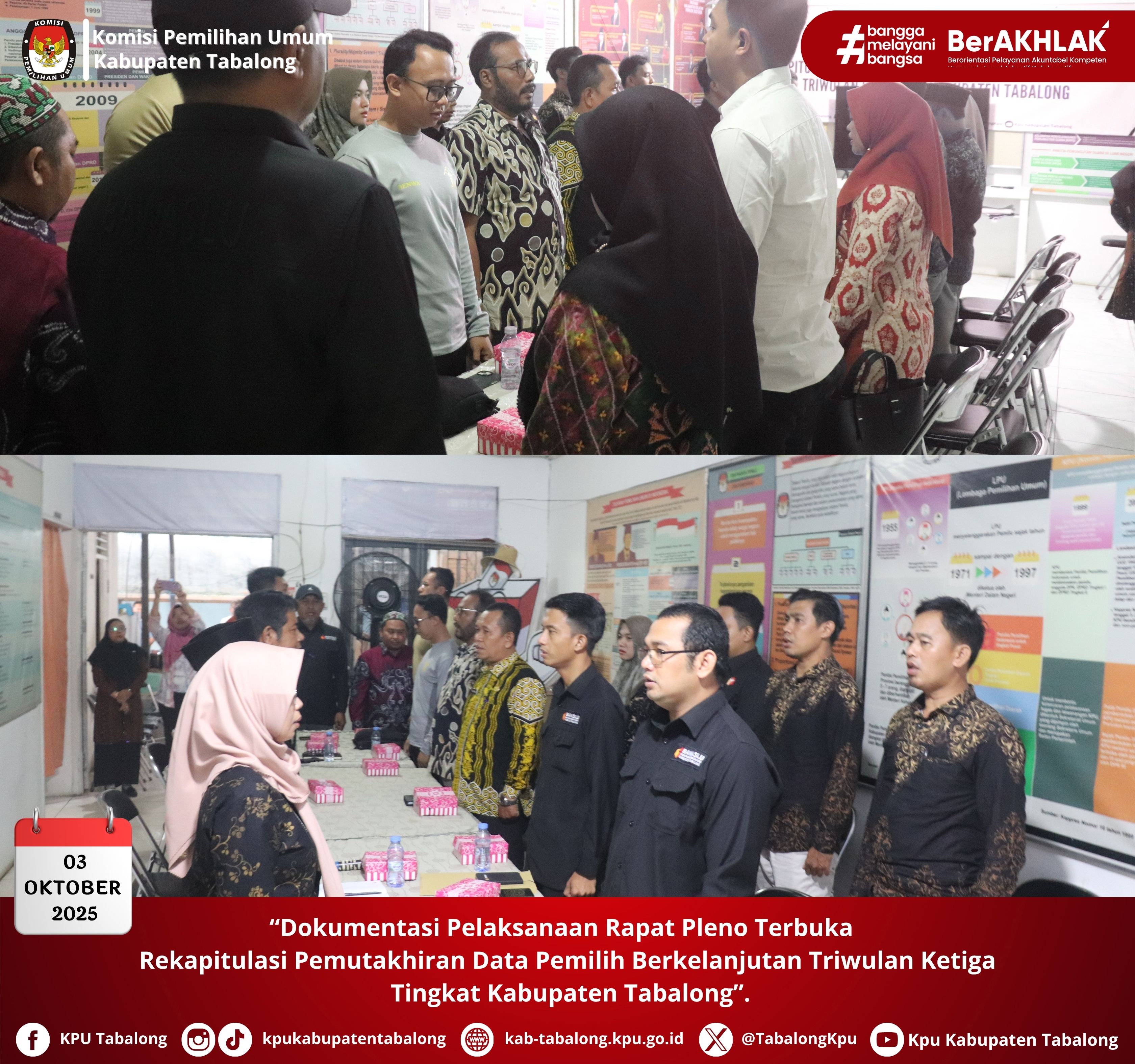 Rapat Pleno Terbuka Rekapitulasi PDPB Triwulan III Tahun 2025